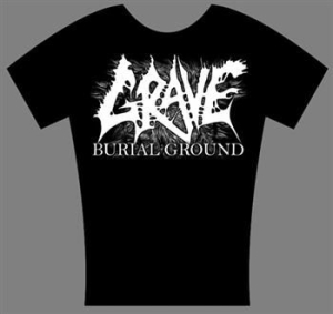 Grave - T/S Girlie Burial Ground (M) i gruppen ÖVRIGT / BW-T-shirts hos Bengans Skivbutik AB (2284860)