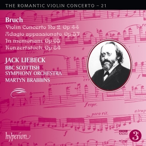 Jack Liebeck Bbc Scottish Symphony - Romantic Violin Concerto, Vol. 21 i gruppen Externt_Lager / Naxoslager hos Bengans Skivbutik AB (2301397)