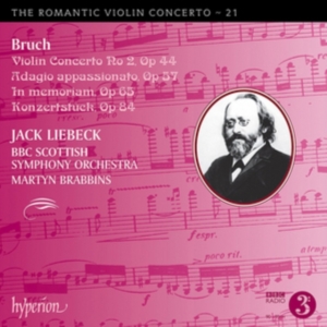 Jack Liebeck Bbc Scottish Symphony - Romantic Violin Concerto, Vol. 21 i gruppen Externt_Lager / Naxoslager hos Bengans Skivbutik AB (2301397)