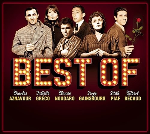 Aznavour/ Greco/ Nougaro/ Gainesbourg/ - Best Of i gruppen CD / Pop hos Bengans Skivbutik AB (2377265)