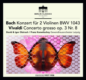 David Oistrach Igor Oistrach Fran - Violin Concertos i gruppen Externt_Lager / Naxoslager hos Bengans Skivbutik AB (2396998)