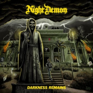 Night Demon - Darkness Remains i gruppen CD / Hårdrock/ Heavy metal hos Bengans Skivbutik AB (2400163)
