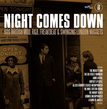 Various Artists - Night Comes Down: 60 British Mod R& i gruppen CD / Toppsäljare hos Bengans Skivbutik AB (2422594)
