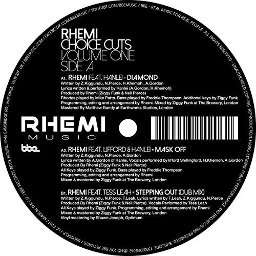 Rhemi - Choice Cuts 1 i gruppen VINYL / Dans/Techno hos Bengans Skivbutik AB (2461829)