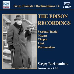Sergey Rachmaninov - The Edison Recordings (1919) i gruppen Externt_Lager / Naxoslager hos Bengans Skivbutik AB (2462173)