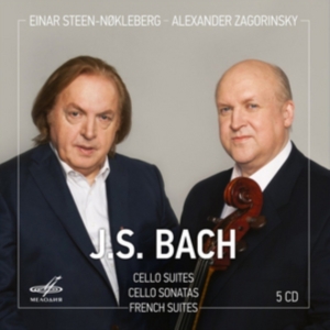 Alexander Zagorinsky Einar Steen-N - Cello Suites, Cello Sonatas & Frenc i gruppen Externt_Lager / Naxoslager hos Bengans Skivbutik AB (2462833)