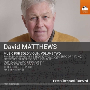 Matthews David - Music For Solo Violin, Vol. 2 i gruppen Externt_Lager / Naxoslager hos Bengans Skivbutik AB (2482678)