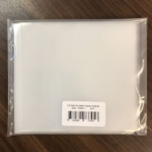 Cd-Plast - Skyddsficka 25-Pack 0,15Mm 140X155 i gruppen ÖVRIGT / Vinyltillbehör hos Bengans Skivbutik AB (2486064)