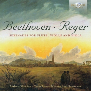 Beethoven Ludwig Van Reger Max - Serenades For Flute, Violin And Vio i gruppen Externt_Lager / Naxoslager hos Bengans Skivbutik AB (2491279)
