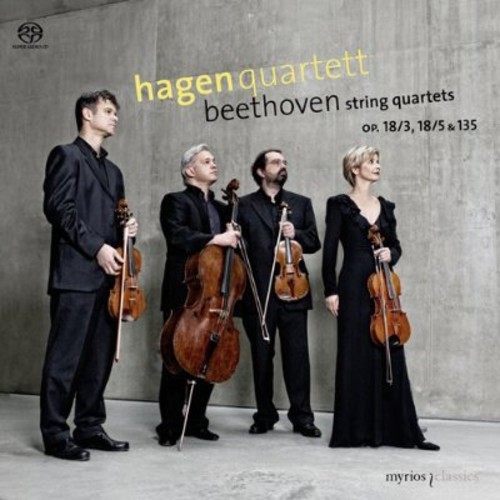 Beethoven Ludwig Van - String Quartets Nos. 3, 5 & 16 i gruppen CD / Klassiskt hos Bengans Skivbutik AB (2492409)