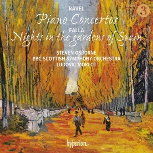 Ravel Maurice Falla Manuel De - Piano Concertos & Nights In The Gar i gruppen Externt_Lager / Naxoslager hos Bengans Skivbutik AB (2499284)