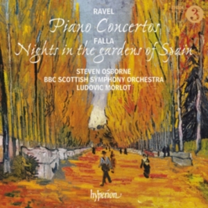 Ravel Maurice Falla Manuel De - Piano Concertos & Nights In The Gar i gruppen Externt_Lager / Naxoslager hos Bengans Skivbutik AB (2499284)