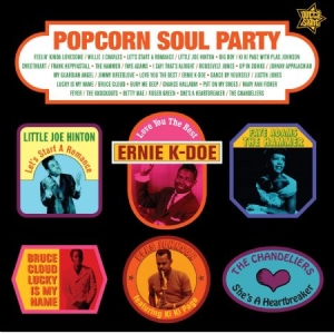 Blandade Artister - Popcorn Soul Party - Blended Soul & in the group VINYL / RNB, Disco & Soul at Bengans Skivbutik AB (2520031)
