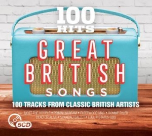 Blandade Artister - 100 Hits - Great British Songs i gruppen CD / Kommande / Pop hos Bengans Skivbutik AB (2540230)