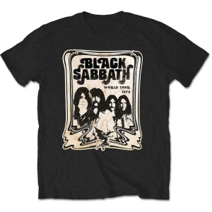 Black Sabbath - T-shirt World Tour 78 Cream T Shirt in the group OTHER / Merch T-shirts / Classic Tours at Bengans Skivbutik AB (2626165)