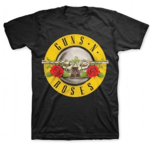 Guns N Roses - Guns N Roses Classic Logo Black T Shirt i gruppen ÖVRIGT / Merch T-shirts / T-shirt Kampanj hos Bengans Skivbutik AB (2626277)