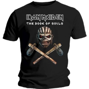 Iron Maiden - Axe Colour Uni Bl i gruppen MERCHANDISE / T-shirt / Hårdrock hos Bengans Skivbutik AB (2626314r)