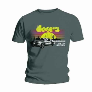 The Doors - Riders Uni Grey    i gruppen MERCHANDISE / T-shirt / Pop-Rock hos Bengans Skivbutik AB (2626340r)