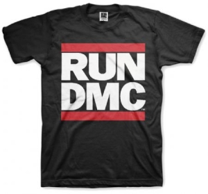 Run Dmc - Logo Uni Bl T-Shirt i gruppen MERCHANDISE / T-shirt / Hip Hop-Rap hos Bengans Skivbutik AB (2628351)