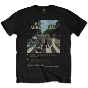 The Beatles - Abbey Road 8 Track Uni Bl  1 i gruppen MERCH / T-Shirt / Rockoff_Nya April24 hos Bengans Skivbutik AB (2629752r)