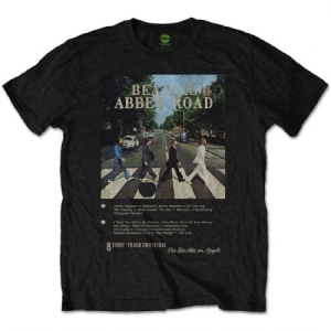 The Beatles - Abbey Road 8 Track Uni Bl    i gruppen MERCHANDISE / T-shirt / Pop-Rock hos Bengans Skivbutik AB (2629752r)