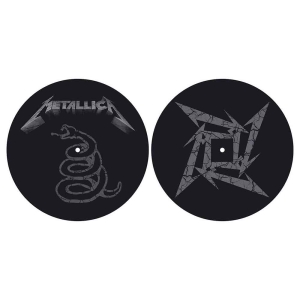 Metallica - The Black Album Slipmat Pair i gruppen MERCHANDISE / Merch / Hårdrock hos Bengans Skivbutik AB (2645221)