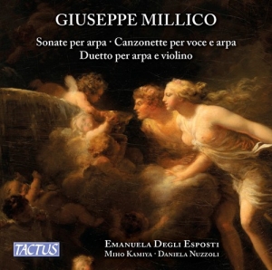 Millico Giuseppe - Harp Sonatas i gruppen Externt_Lager / Naxoslager hos Bengans Skivbutik AB (2721344)