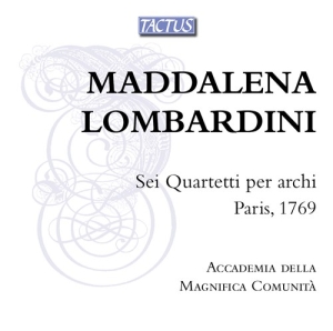 Lombardini Maddalena - Six String Quartets, Paris 1769 i gruppen Externt_Lager / Naxoslager hos Bengans Skivbutik AB (2721360)