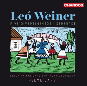 Weiner Leo - Five Divertimentos & Serenade i gruppen Externt_Lager / Naxoslager hos Bengans Skivbutik AB (2728264)
