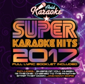 Blandade Artister - Super Karaoke Hits 2017 i gruppen CD / Pop-Rock hos Bengans Skivbutik AB (2819560)