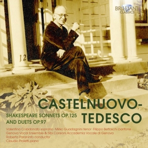 Castelnuovo-Tedesco Mario - Shakespeare Sonnets Op.125 & Duets i gruppen Externt_Lager / Naxoslager hos Bengans Skivbutik AB (2822326)