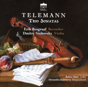 Telemann G P - Trio Sonatas i gruppen Externt_Lager / Naxoslager hos Bengans Skivbutik AB (2865269)