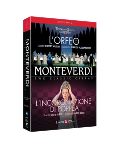 Monteverdi Claudio - L'orfeo & L'incoronazione Di Poppea i gruppen Externt_Lager / Naxoslager hos Bengans Skivbutik AB (2873669)
