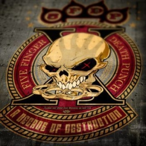 Five Finger Death Punch - A Decade Of Destruction i gruppen CD / Hårdrock hos Bengans Skivbutik AB (2881735)
