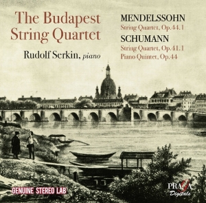 Budapest String Quartet - Plays Mendelssohn/Schumann i gruppen CD / Klassiskt,Övrigt hos Bengans Skivbutik AB (2890144)