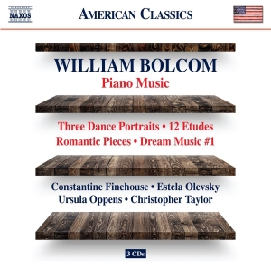 Bolcom William - Music For Solo Piano (3 Cd) i gruppen Externt_Lager / Naxoslager hos Bengans Skivbutik AB (2925329)