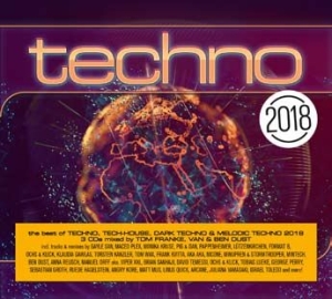 Blandade Artister - Techno 2018 i gruppen CD / Dans/Techno hos Bengans Skivbutik AB (3000878)