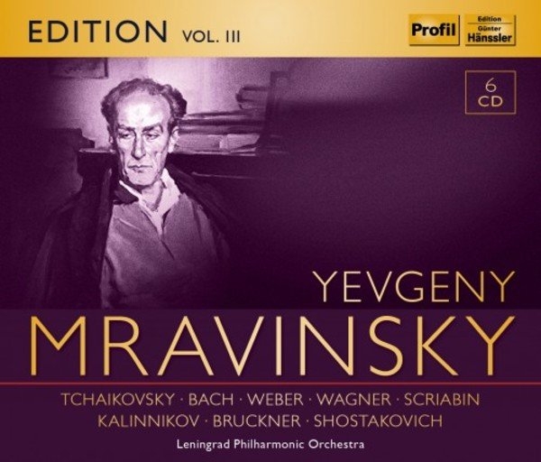 Various - Yevgeny Mravinsky Edition, Vol. 3 ( i gruppen Externt_Lager / Naxoslager hos Bengans Skivbutik AB (3023808)