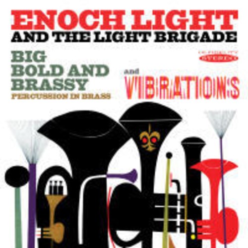 Enoch Light - Big Bold & Brassy & Vibrations i gruppen CD / Pop hos Bengans Skivbutik AB (3034720)