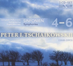 Leningrader Philharmonie/Mravinskye - Tschaikowsky: Sinfonien 4-6 i gruppen CD / Pop hos Bengans Skivbutik AB (3042660)