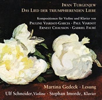 Schneider Ulf/Imorde Stephan/Gedeck - Turgenjew: Das Lied Der Liebe i gruppen CD / Pop hos Bengans Skivbutik AB (3042979)