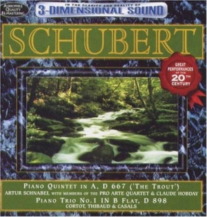 Schubert - Trout Quintet&Piano i gruppen CD / Pop hos Bengans Skivbutik AB (3043665)