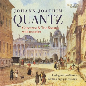 Quantz Johann Joachim - Concertos & Trio Sonatas With Recor i gruppen Externt_Lager / Naxoslager hos Bengans Skivbutik AB (3098854)
