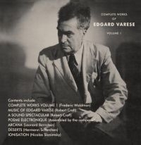 Varèse Edgard - Complete Works Of Edgard Varèse Vol i gruppen CD / Pop-Rock hos Bengans Skivbutik AB (3118349)
