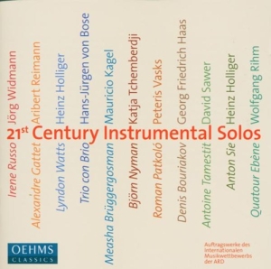 Widmann/Holliger/Bose - 21 Century Solos i gruppen CD / Klassiskt hos Bengans Skivbutik AB (3187168)