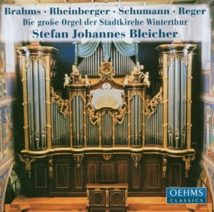 Brahms/Schumann - Stefan Johannes Bleicher Orgel i gruppen Externt_Lager / Naxoslager hos Bengans Skivbutik AB (3187330)
