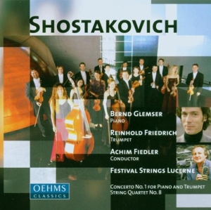 Shostakovich Dimitri - Works For Piano And String Orchestr i gruppen Externt_Lager / Naxoslager hos Bengans Skivbutik AB (3187344)