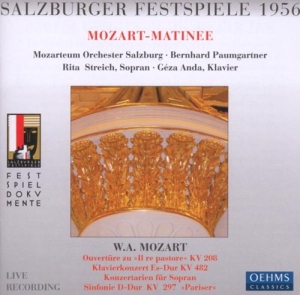 Mozart - Sf Matineen Paumgartner i gruppen CD / Klassiskt hos Bengans Skivbutik AB (3187359)