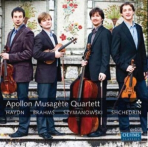 Haydn/Brahms/Szymanowski - Apollon Musagete Debut i gruppen Externt_Lager / Naxoslager hos Bengans Skivbutik AB (3187423)