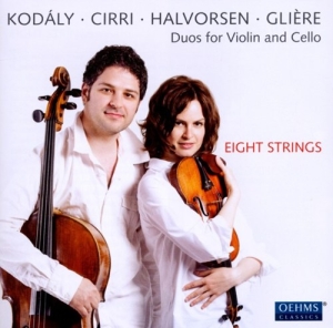 Kodaly/Cirri/Halvorsen/Gliere - Eight Strings i gruppen Externt_Lager / Naxoslager hos Bengans Skivbutik AB (3187439)
